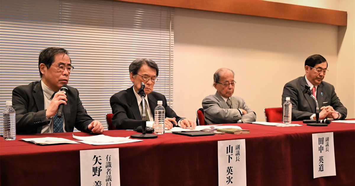 「GHQ洗脳工作の実態をメディアが伝えるよう求める有識者会議の会見」